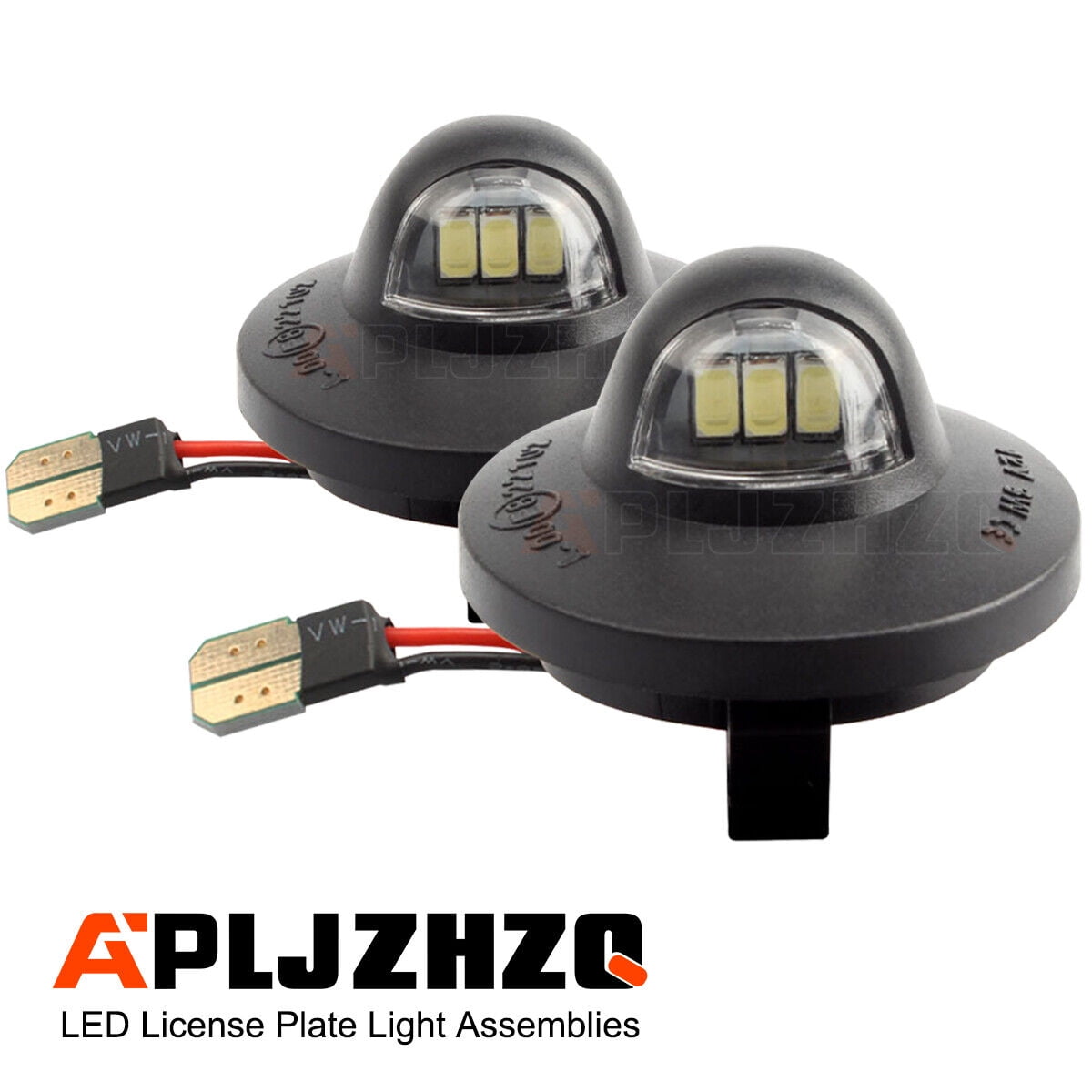 2pc Fit for 2006-2008 Lincoln Mark LT 6000K White LED License Plate Light Error Free