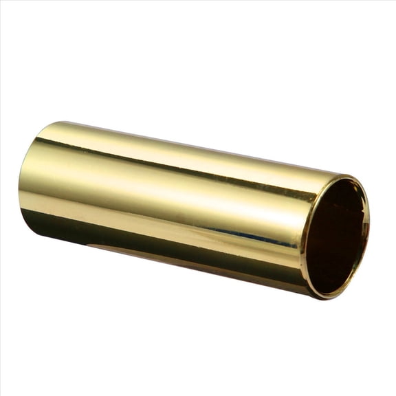 2pc Guitar Slide Golden Stainless Steel Finger Knuck