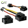 thumbnail image 1 of 2pc H4 (9003/HB2) Headlight Socket Converter Kit FOR H4652, H4656, H4666, H6545 Plug and Play Head Light Wiring Harness Connector Plug, 1 of 7