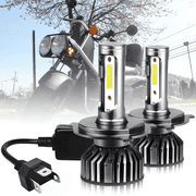 2pc HS1 LED Bulb for Honda 2003-2022 Ruckus 50 NPS50 Scooter Headlight 6000K 24W