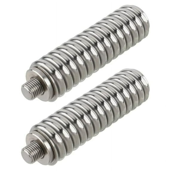 2pc Heavy Duty CB Antenna Spring Mount Fits for Mobile/Vehicle CB Radio Antenna Mount 3/8-24Inch Threads Stainless Steel