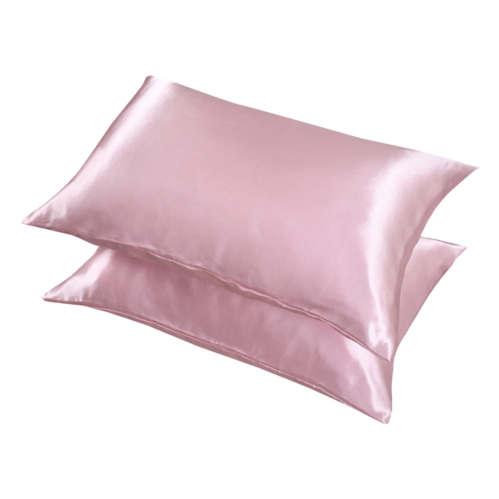 2pc Homeware Silk Pillow Silk Double Pillowcase Travel Size Pillowcase