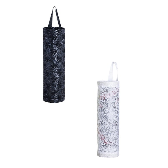 2pc Kitchen Rubbish Bag Round Storage Bag Miscellaneous Wall Hanging Organizer Convenient Extraction Storage Bag Kitchen Hanging Bag Trashcan Liner Strong Bags Bag Liners Small Paper Bag