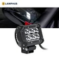 thumbnail image 1 of 2pc LAMPHUS CRUIZER 4" 18W LED Spotlight [30 Degree Spread] [Spot/Fog/Reverse Applications] [IP67] – For Off-Road, Tractors, Tow Trucks, Plow Trucks & Marine Use, 1 of 7
