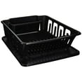 thumbnail image 1 of 2pc Large Sink Set, Black Dish drying rack, 1 of 1
