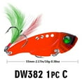 thumbnail image 1 of 2pc Lifelike Rooster Tail Spoon Wobble Fishing Lure With Jig Hook - Perfect For Bass, Trout, Freshwater And Saltwater Fishing, 1 of 9