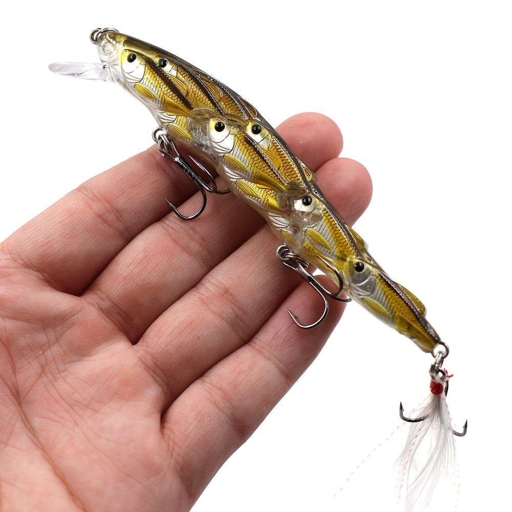 2pc Long Casting Artificial Simulation Group Fish Lure, Slow Sinking ...
