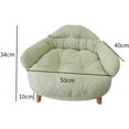 thumbnail image 1 of 2pc Lounge Chair Pet Furniture Removable Kennel Frame Medium Washable Pet Sofa Bed Soft Dog Cat Bed Washable, 1 of 3