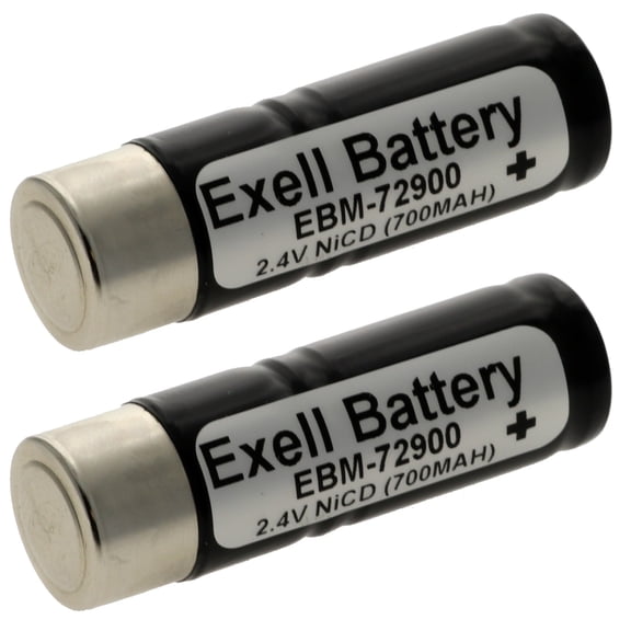 2pc MED 2.4V 700mAh Battery Fits Microtymp 2, 23600, 71170, 72900, HL72900