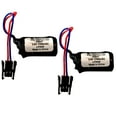 thumbnail image 1 of 2pc  MR-J2A,  MR-2JS, RH-5AH,  RH-10AH PLC Computer Backup Battery, 1 of 7