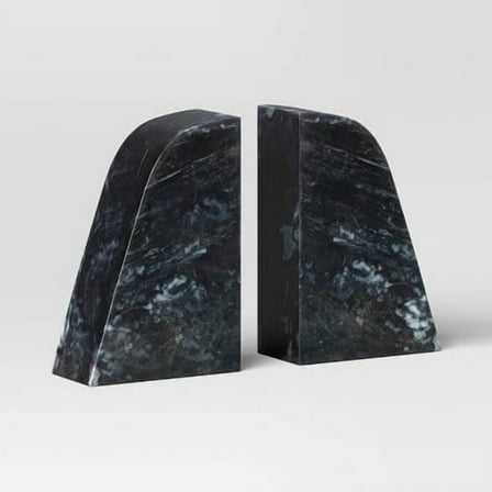 2pc Marble Bookends