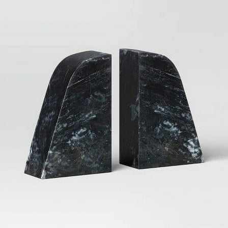 2pc Marble Bookends