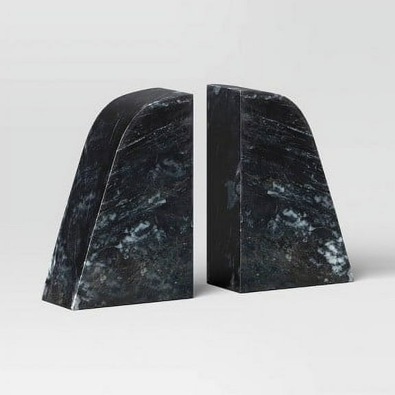 2pc Marble Bookends