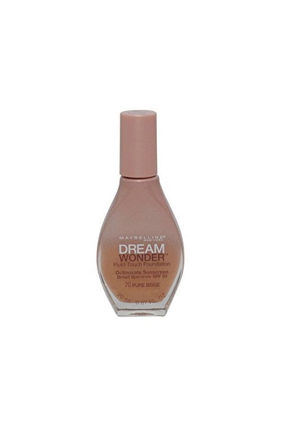 2pc Maybelline Dream Wonder fl-Touch Foundation #70 Pure Beige