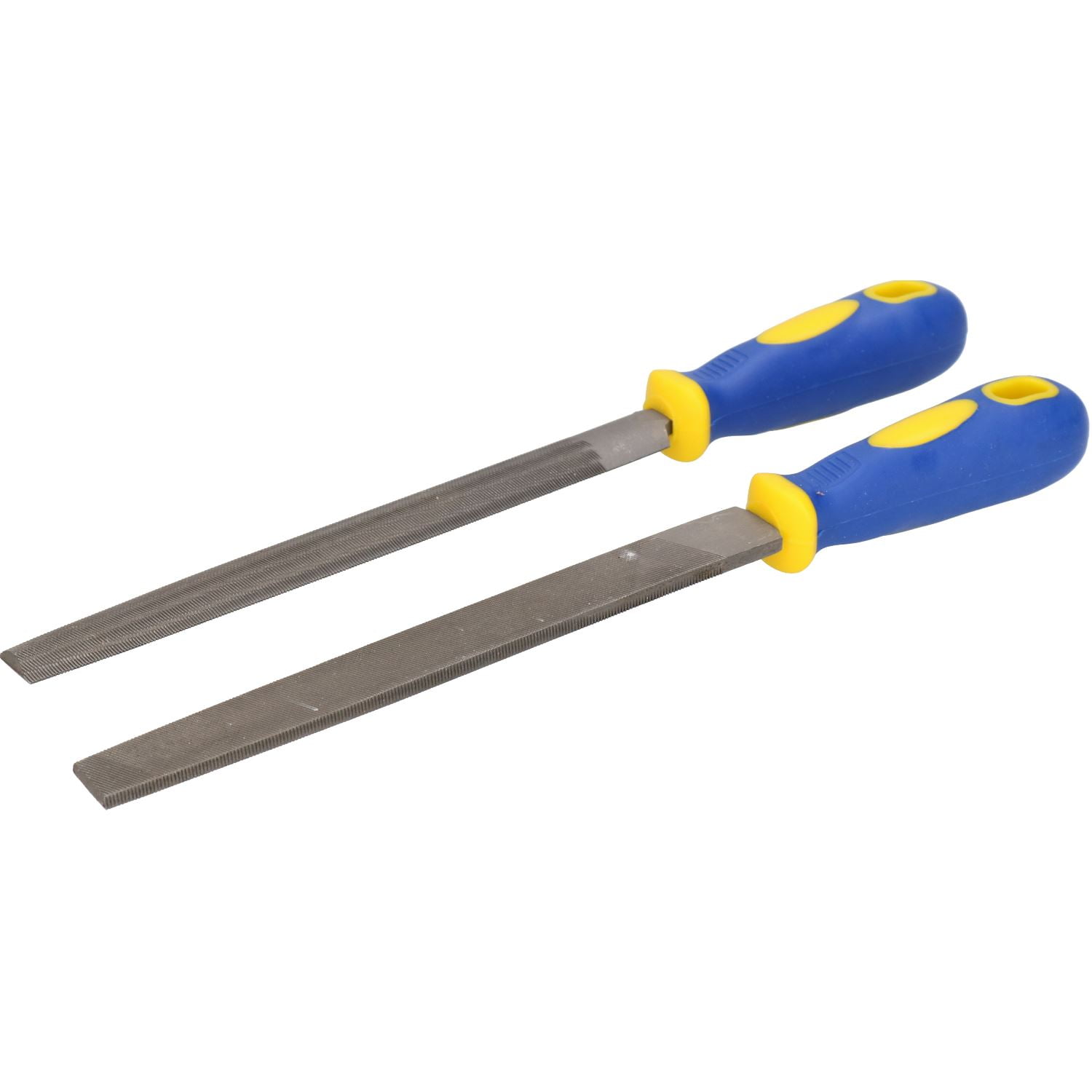 2pc Metalworking Metal Engineering T12 Files Half Round + Flat 150mm