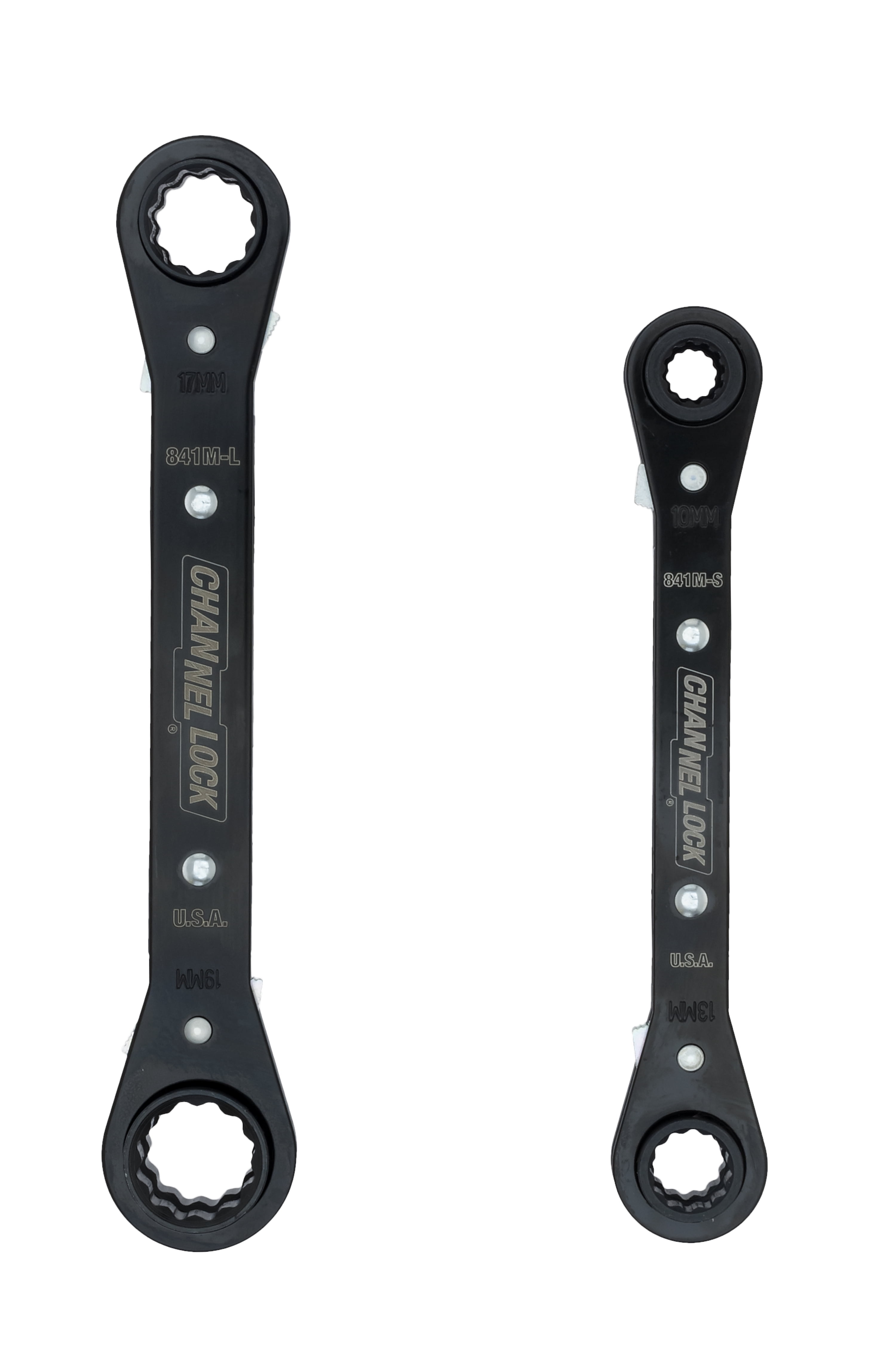 CHANNELLOCK 2pc Metric Ratcheting Combination Wrench Set