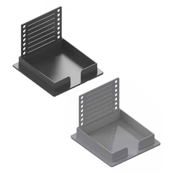 2pc Multi Functional Sticky Note Container for Supplies and Stationery Organization Posts It Note Holder
