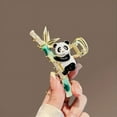 thumbnail image 1 of 2pc New Chinese Style Panda Bamboo Hair Clips Claw Clips, Ancient Style Hair Accessories For Girls, 1 of 5