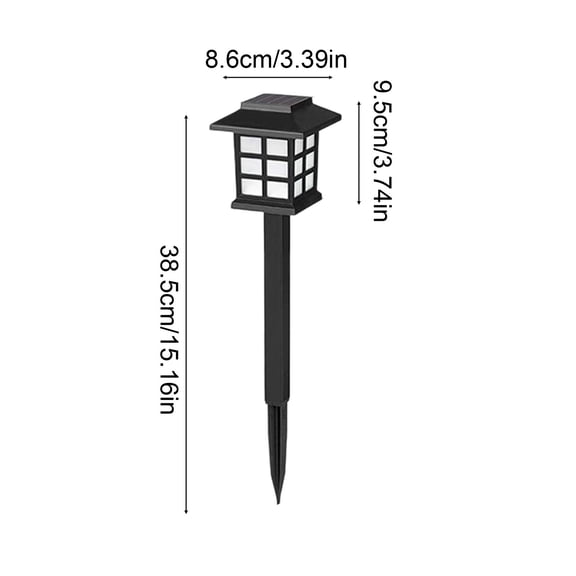 2pc Outdoor LED Lighting Solar Yard Lamp Small Lanterns Inserted Grass Lamp Mini Solar Lamp Waterproof