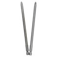 thumbnail image 1 of 2pc PZ2 Pozi Extra Long 150mm Screwdriver Driver Bit Set With 1/4 Hex Shank, 1 of 3