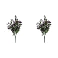 thumbnail image 1 of 2pc Pearl Greenery Bush Verdsylv Artificial Greenery Bush with Pearl Flowers&nbsp;- Plastic Shrubs Simulation Plant for Home Garden, Verandah, Wedding Decoration - Lifelike & Elegant, 1 of 5