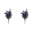 thumbnail image 1 of 2pc Pearl Greenery Bush Verdsylv Artificial Greenery Bush with Pearl Flowers&nbsp;- Plastic Shrubs Simulation Plant for Home Garden, Verandah, Wedding Decoration - Lifelike & Elegant, Purple, 1 of 5