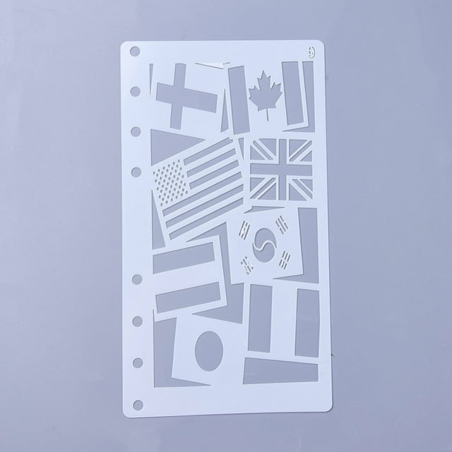 2pc Plastic Drawing Painting Stencils Templates for Painting on ...