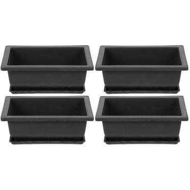 2pc Plastic Window Box Planter for Plants and Flowers