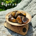 thumbnail image 1 of 2pc Polished Tiger's Eye Stone - Golden Brown Crystal for Wealth, Protection & Confidence | Healing Worry Stone & Desk Decor, 1 of 6
