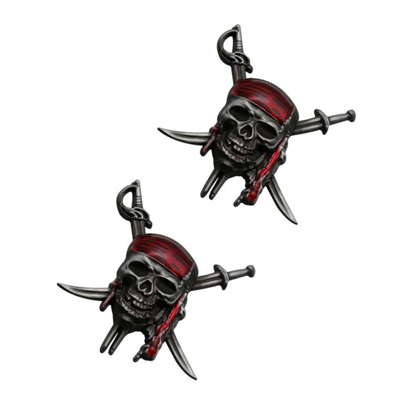 2pc Premium Metal Sticker Car Emblems Raised Design Weather Resistance Vehicle Decoration Adhesive