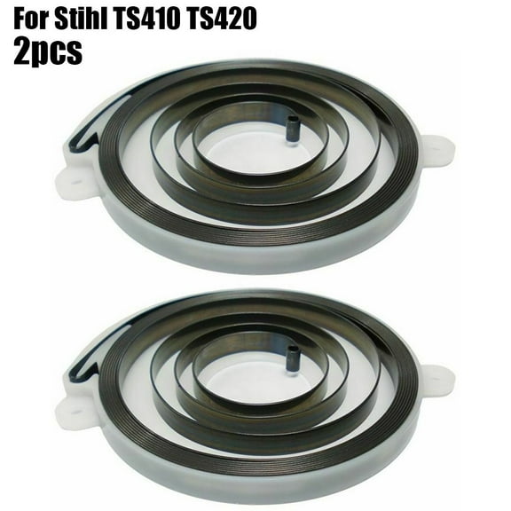 2pc Recoil Starter Spring For Stihl TS410 TS420 4224 190 0600 Spares Parts Home Garden Power Tool Repairing Replacements