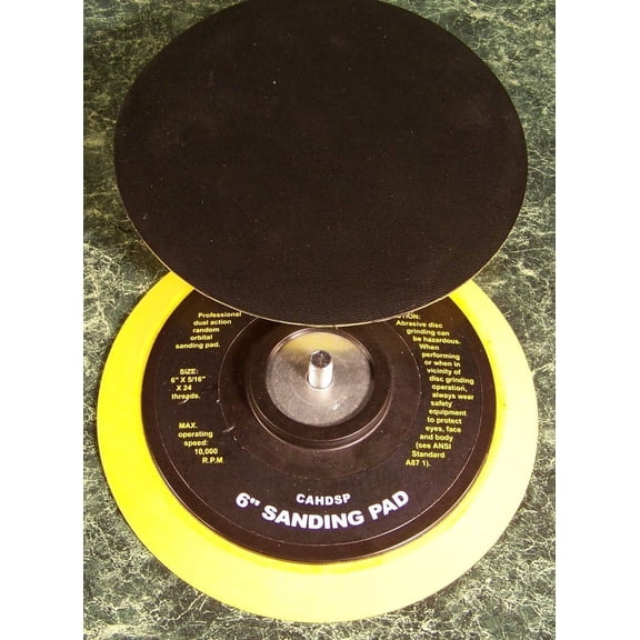 2pc Replacement 6" Dual Action DA Stick ON Sanding Pads PSA Sand Disc pad Foam