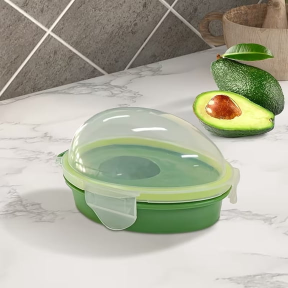 2pc Reusable Avocado Lemon Storage Box, Airtight Preservation Container for Half Fruit, Multi-Purpose Kitchen Organizer