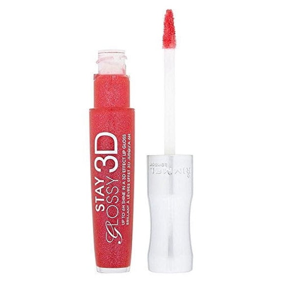 2pc Rimmel Stay Glossy 3D Lip Gloss - Lights Camera Action