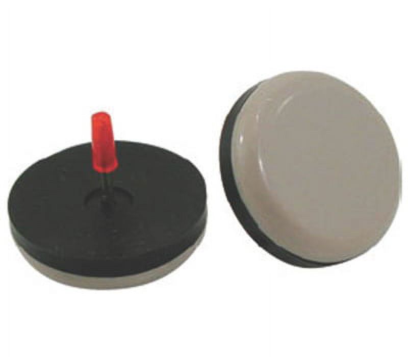 2pc Shepherd Hardware 9469 Slide Glides 7/8 Inch Round Nail On Pads 8