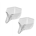 thumbnail image 1 of 2pc Sink Draining Basket, Drainage Basket Funnel, Vegetable Baskets For Kitchen, Large Capacity Vegetable Washing Basket, Fruit Basket For Countertop Plastic, 1 of 6