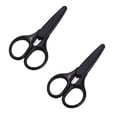 thumbnail image 1 of 2pc Small Scissors All Purpose, Stainless Steel Sharp Mini Detail Craft Scissors with Protective Cover for Embroidery, Paper Cutting, Sewing, Knitting, Crafting, 3.5", 1 of 6