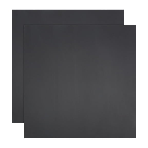 2pc Square PVC Foam Board Craft Foam Black 300x300x3mm.