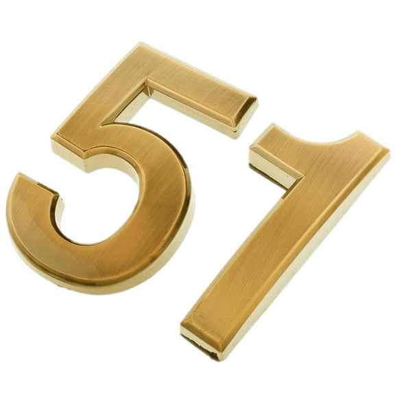 2pc Sticky Door Number Numeric Self-Adhesive Buildings Number 5