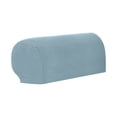 thumbnail image 1 of 2pc Stretch Couch Arm Covers , Checkered Sofa Arm Slipcovers, Anti-Slip Armrest Covers for Recliner and Armchairs, Pet Proof, High Stretchy, 1 of 4