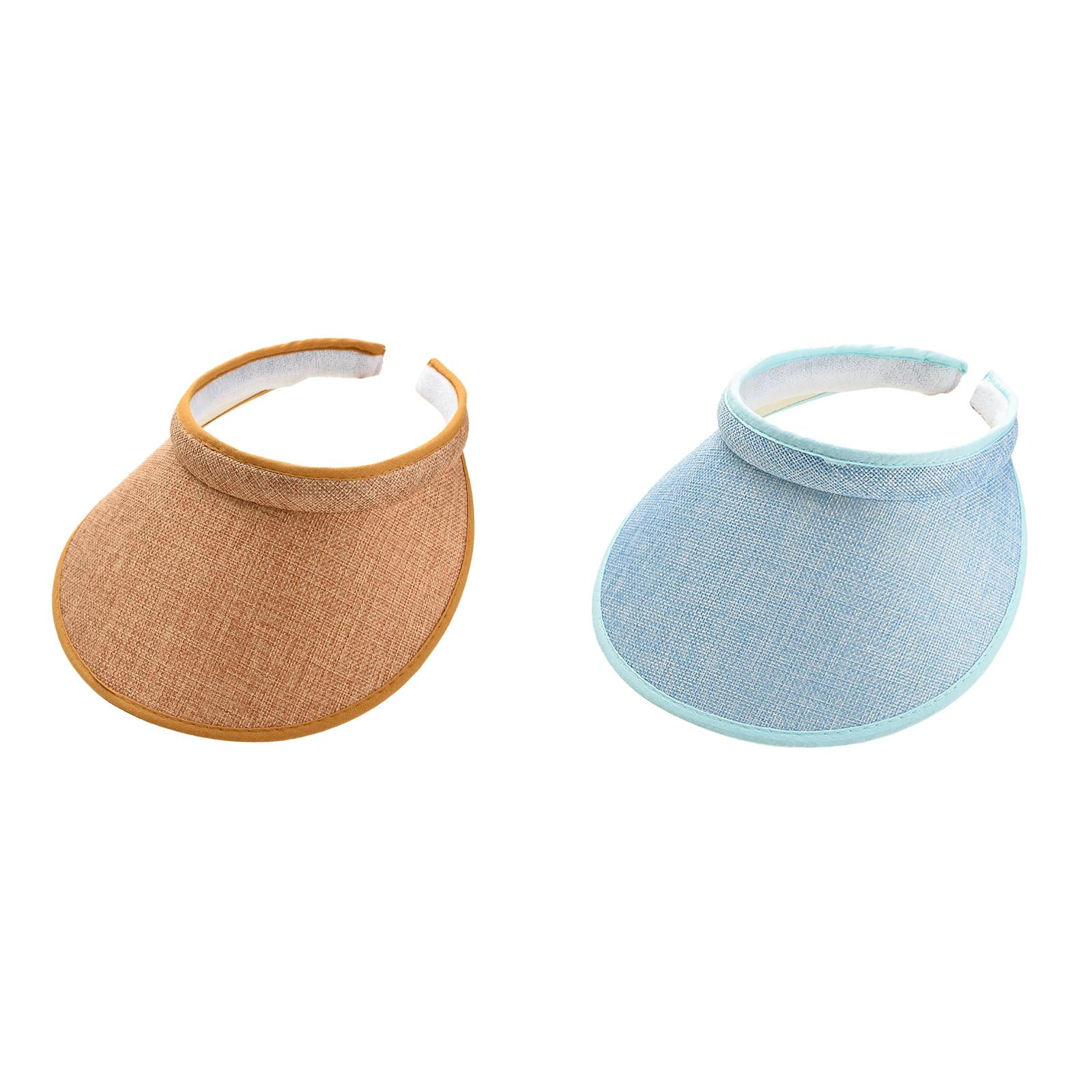 Sun Visor Hat for Women & Men - Wide Brim Clip On Beach Hat 
