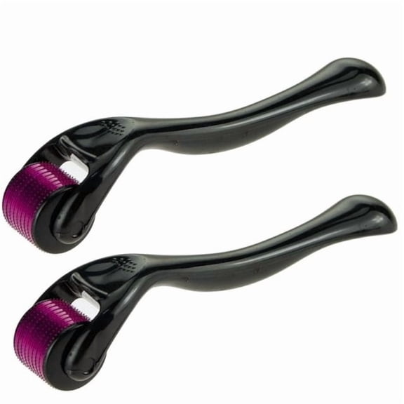 2pc Titanium Microneedle Scar Derma Roller Dermaroller Micro Needle Skin Therapy 2.5mm