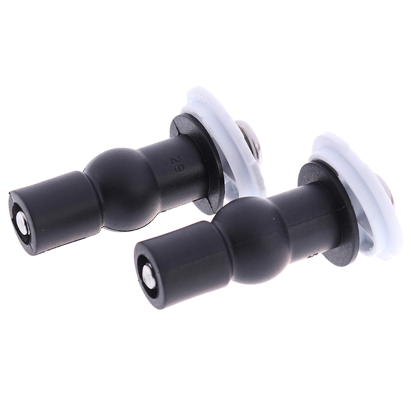 2pc Toilet Seat Top Fix Screws Fixings Universal Expanding Rubber Screw