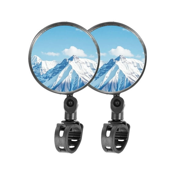 2pc View Mirror 360° Adjustable Bicycle Handlebar Rearview Mirror