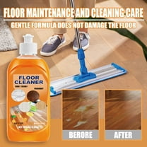 2pc Vinegar Floor Cleaner 200ml, Multi-Purpose Household Cleaner, Strong Decontamination with Natural Ingredients, Safe Non-Toxic Formula, Suitable for Hardwood, Vinyl, Laminate and Sealed Floors