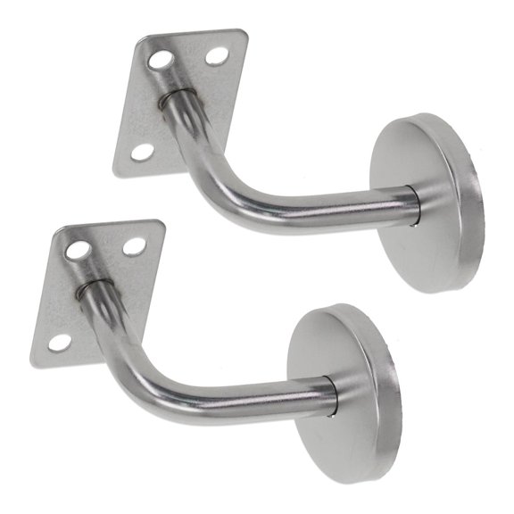2pc Wall Mounted Handrail Brackets for Balustrade and Staircase Stability