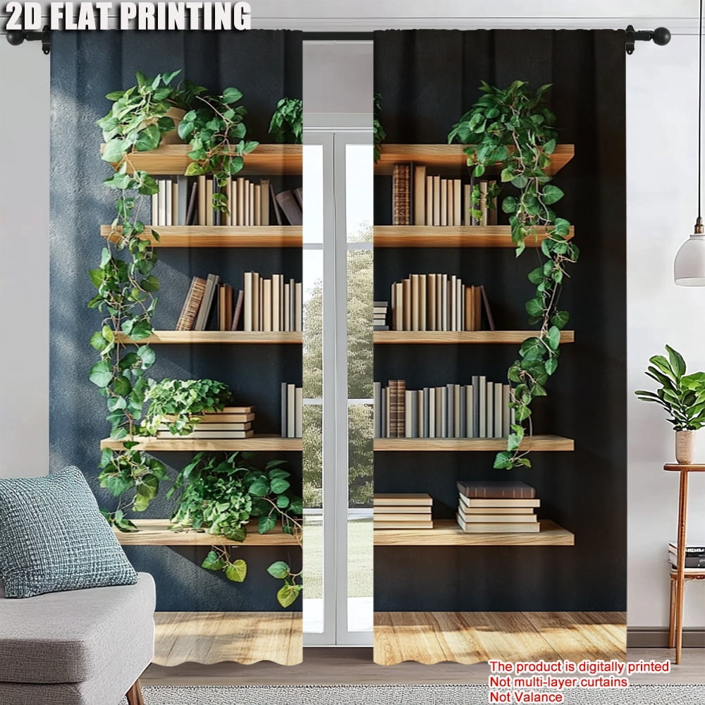 Creative Bookcase Window Treatments For Apartment Living preview