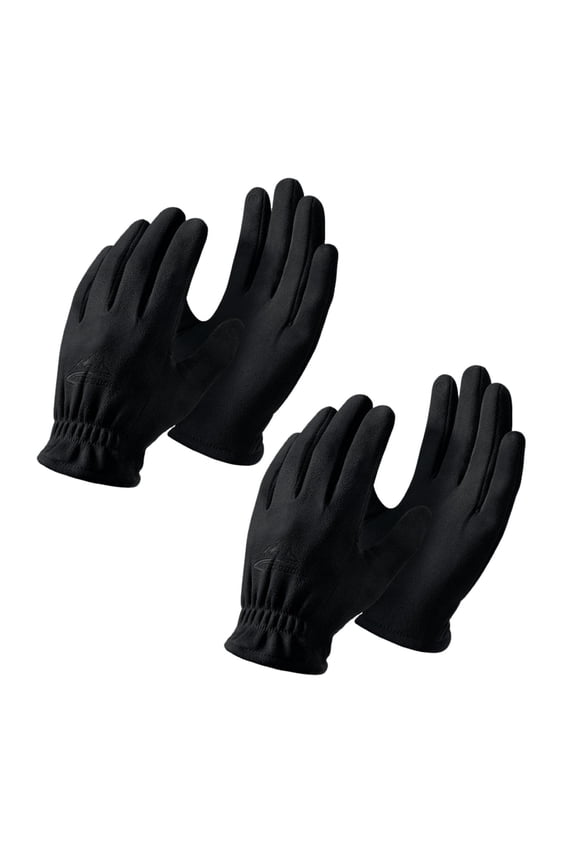 2pc Winter Gloves With Touch Screen Fingers Windproof Warm for Men Fashion Suede Gloves Texting Thermal Windproof Mittens for Driving Running