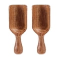thumbnail image 1 of 2pc Wooden Scoops for Canisters Acacia Wooden Scoop for Jars Mini Measuring Spoons for Ground Coffee Scoops Wood Scoops for Seasoning Bath Salt Laundry Detergent Shovel Measuring(4.17x1.57x0.8"), 1 of 7