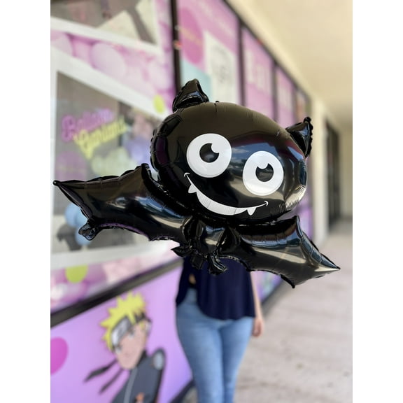 2pc bLack bat halloween balloons , party decoration, for spooky decor